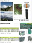 Weed Control Mulch Film, Agriculture Vegetable Black PE Films, 5 Holes