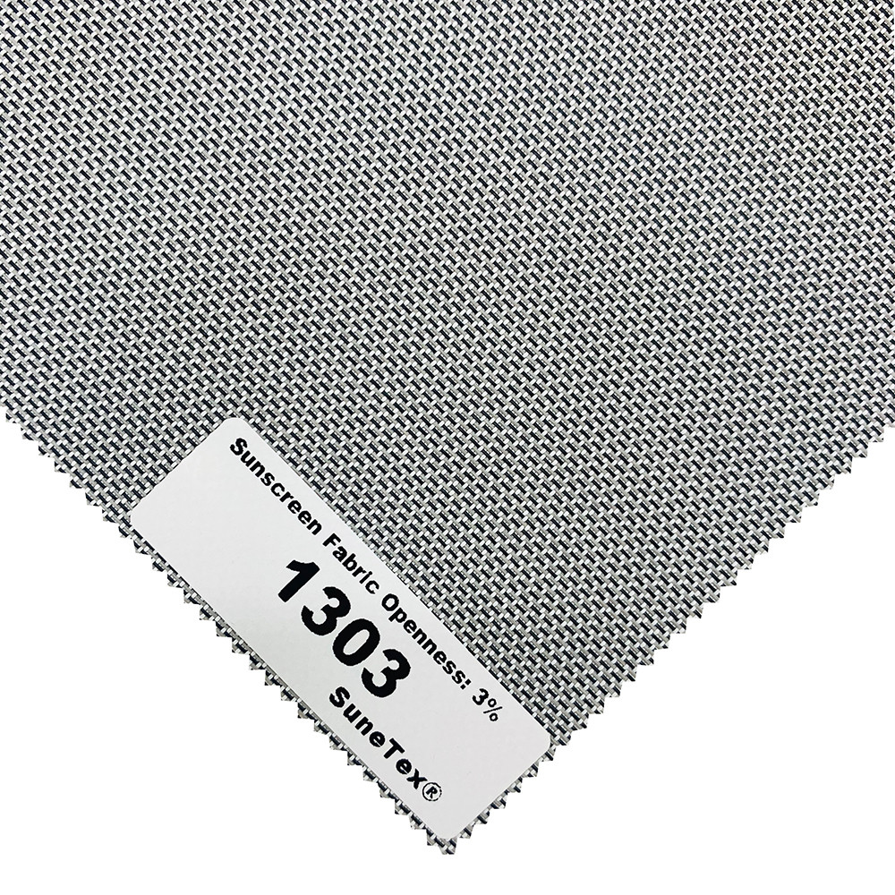 3% Openness Sun Shade Fireproof Roller Blinds Fabrics For Window Decor