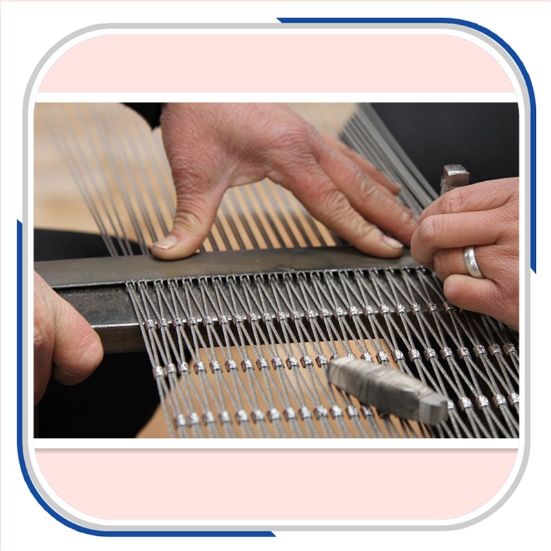 balustrade fencing/stainless steel wire rope mesh AISI 304 Materials