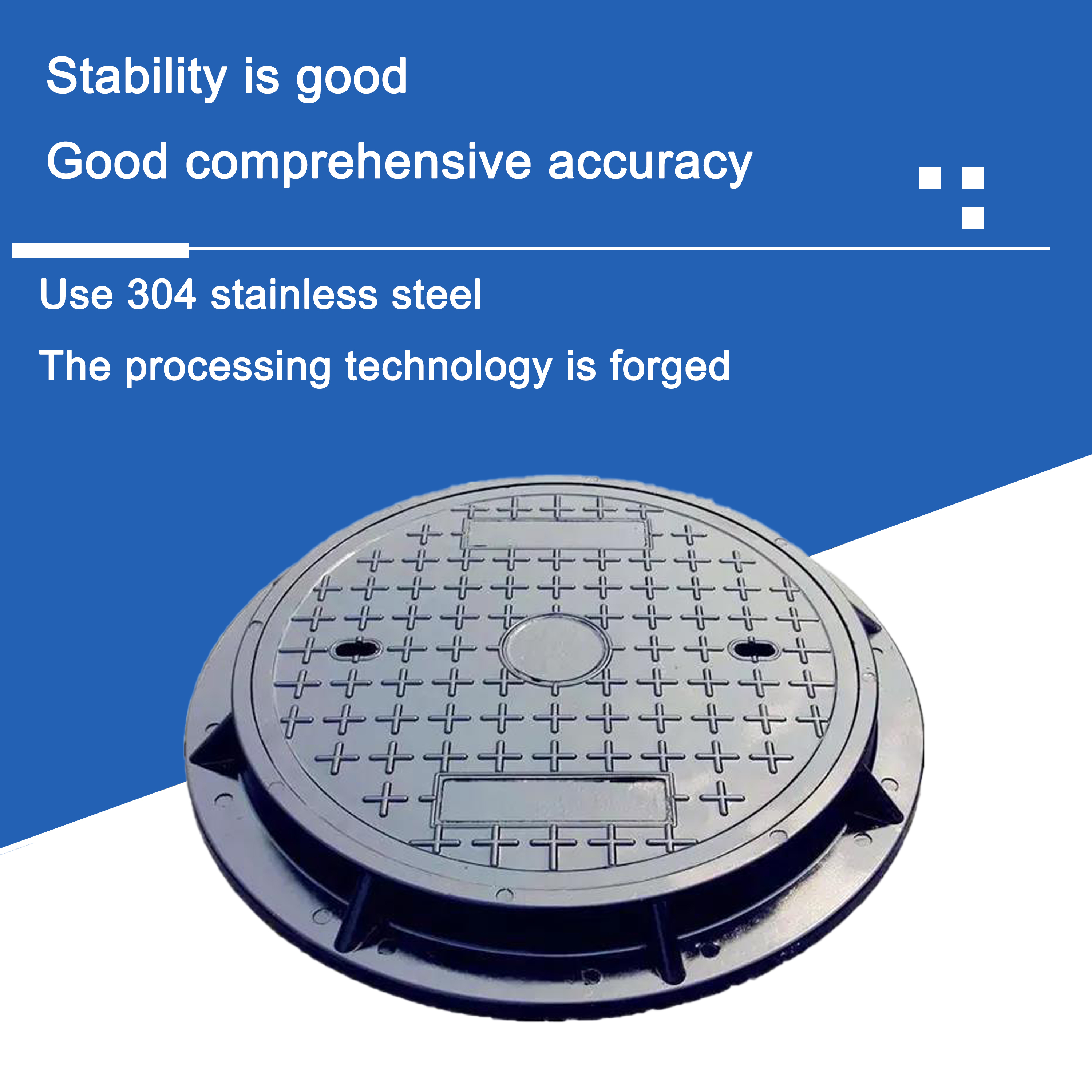 Customized Metal Water Meter Hinged Manhole Cover for Dehydration and Safety