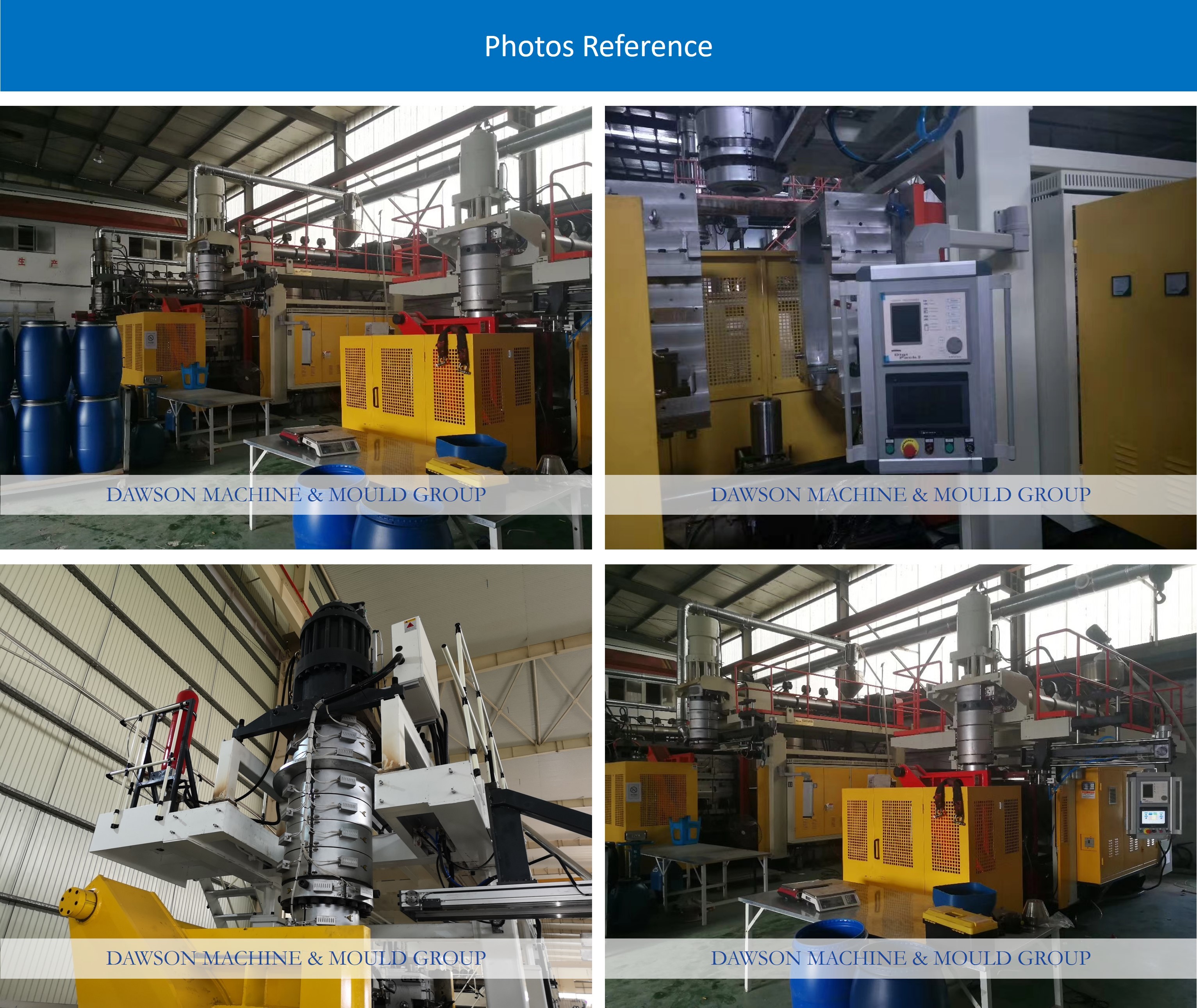 60l 120l Hdpe Open Top Plastic 220l Chemical Plastic Open Top Barrel Making Machine Drum Blow Molding Machine