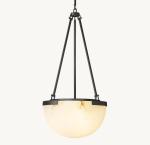 Metal Stone Brass Cone Suspended Ceiling Pendant Lighting