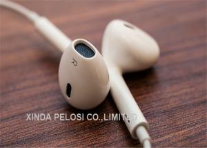China Custom Size Mobile Earphones With Mic , Remote Mic Smartphone Earphones wholesale