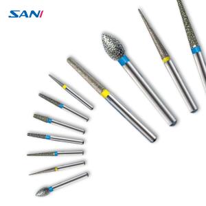 China High Hardness 11mm Handpiece Dental Diamond Burs CE Approved wholesale
