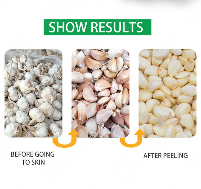 30 kg/h Dry Garlic Peeler Machine Commercial Garlic Peeling Machine