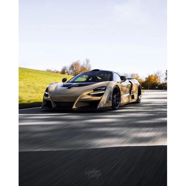 Car Roof Air Scoop for Mclaren 720S N Style Carbon Fiber Roof Air Scoop Vent for Mclaren 720S Coupe 765LT Roof Vent