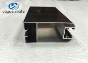China Black Anodizing 10-15um Casement Window Profiles For Construction wholesale