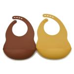 Waterproof Drool Baby Bib Catcher FDA Medical Grade Silicone