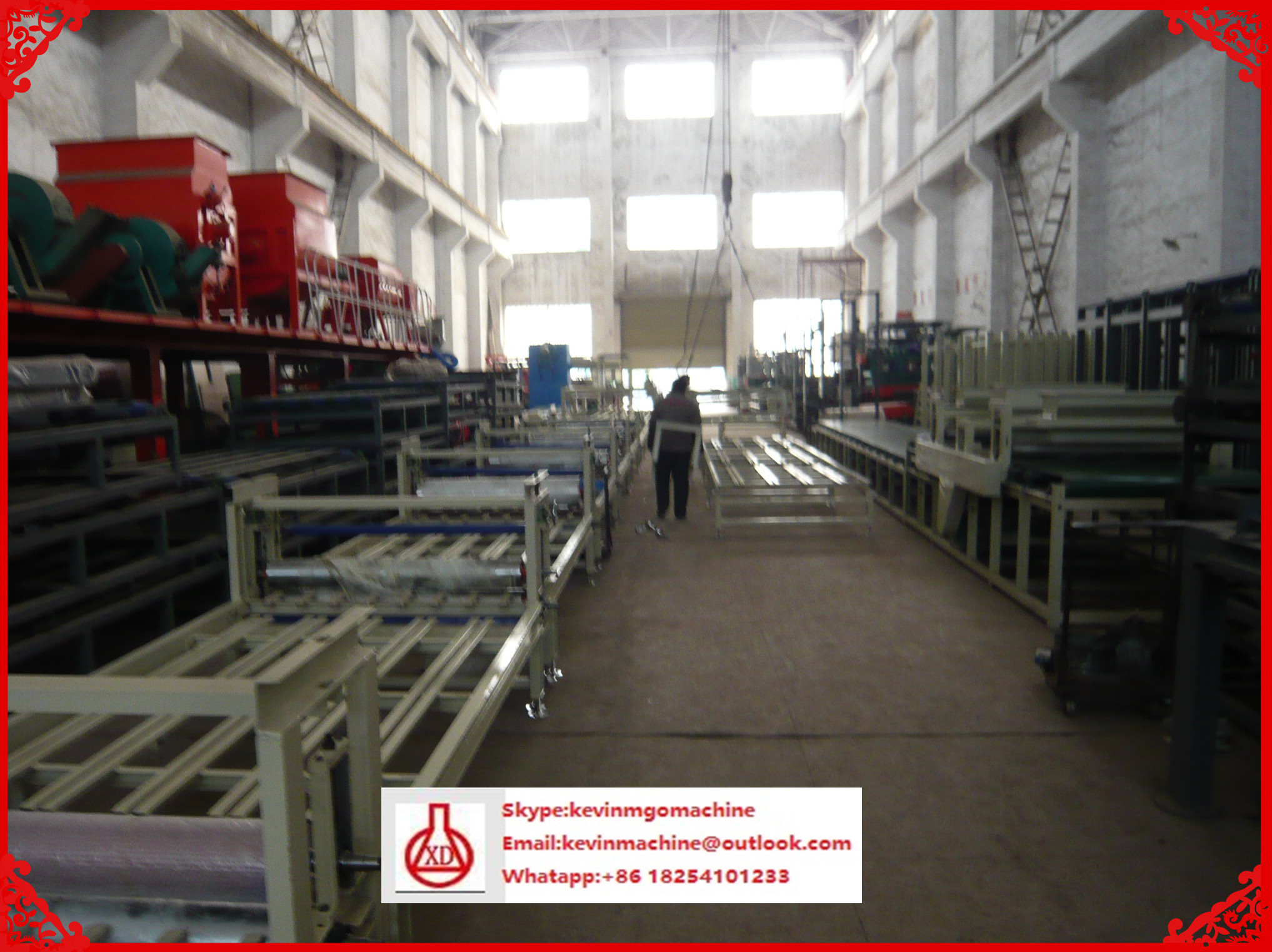 MGO / Straw Particle Board Making Machine for 2 - 60 mm Adjustable Board Thickness