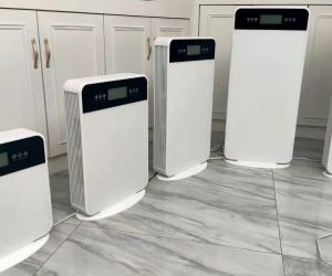 China 240V 200m3/h Floor Standing Air Purifier with LCD Display wholesale