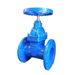 DN50 PN10 No Rise Stem Manual Gate Valve Ductile Iron Cast Steel Stainless Steel