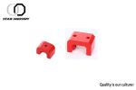 Red Strong Ndfeb Cylindrical Magnet High Durability For Magnetic Assemblies