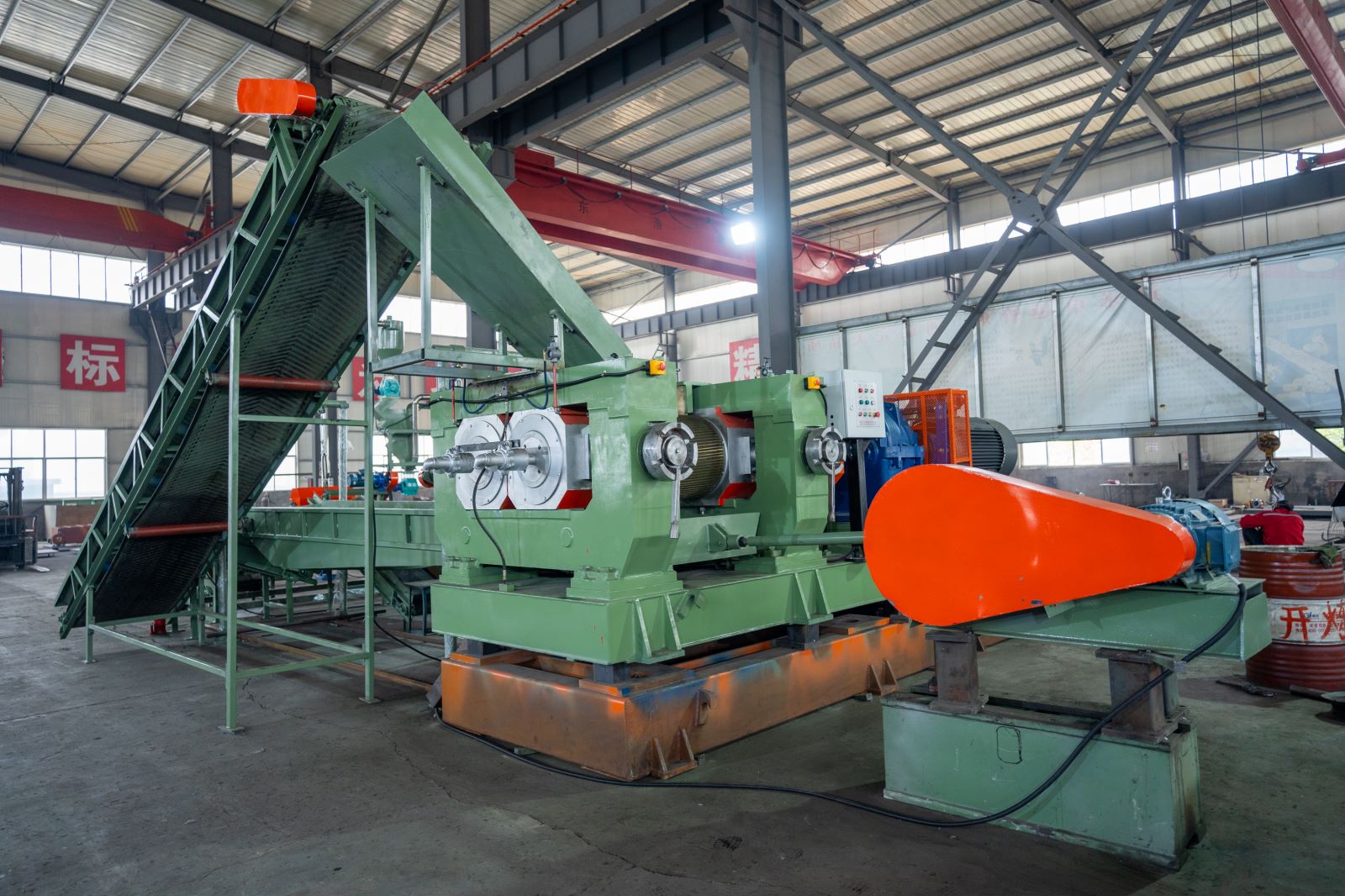 20-100 Mesh Rubber Powder End Product Other Tire Machine Rubber Crusher Mill