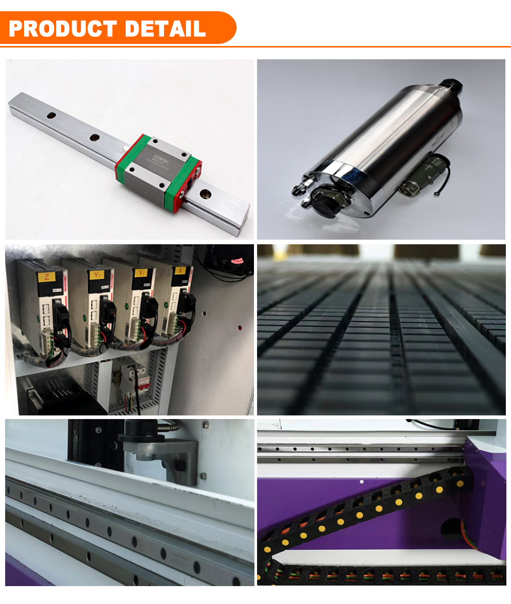 1325 Acrylic MDF Engraving Carving Cutting Router CNC Machine with T-Slot Extrusions