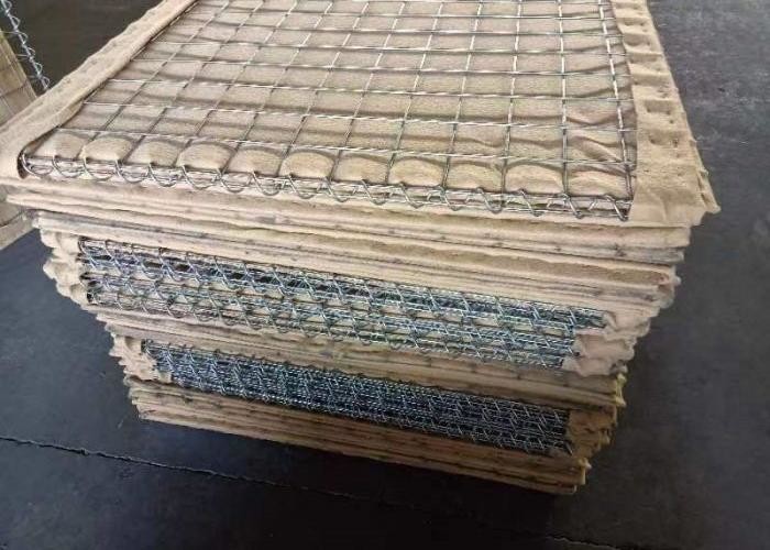 itary Green Zn Coated Sand Barriers Economic Cost 4mm Spiral Distance Barrier System