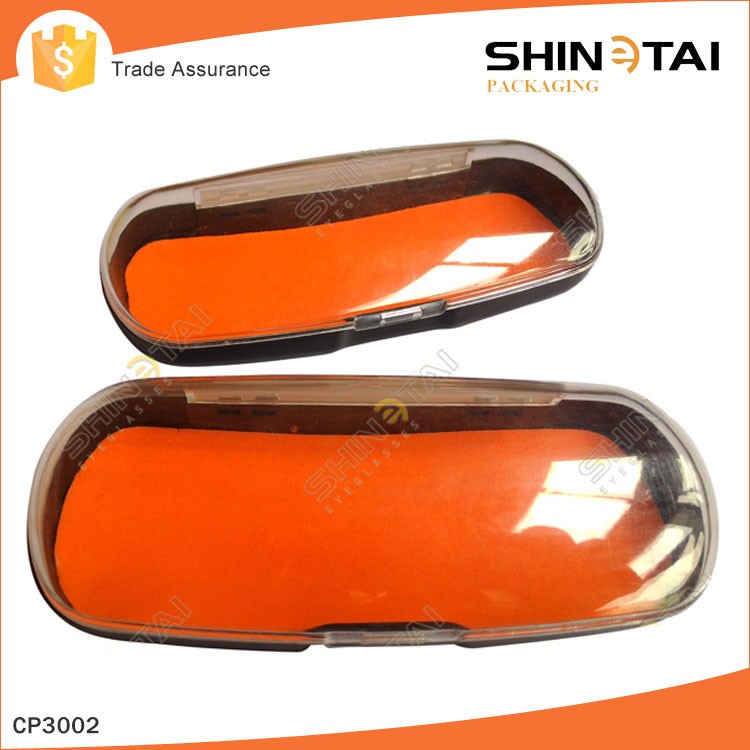 PP Material Clear Eyeglass Case Magnet Case for Eyeglass Personalized Optical Plastic Custom Print Eyeglass Case