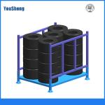 Steel Warehouse Stacking 3 Layers Tire Rack