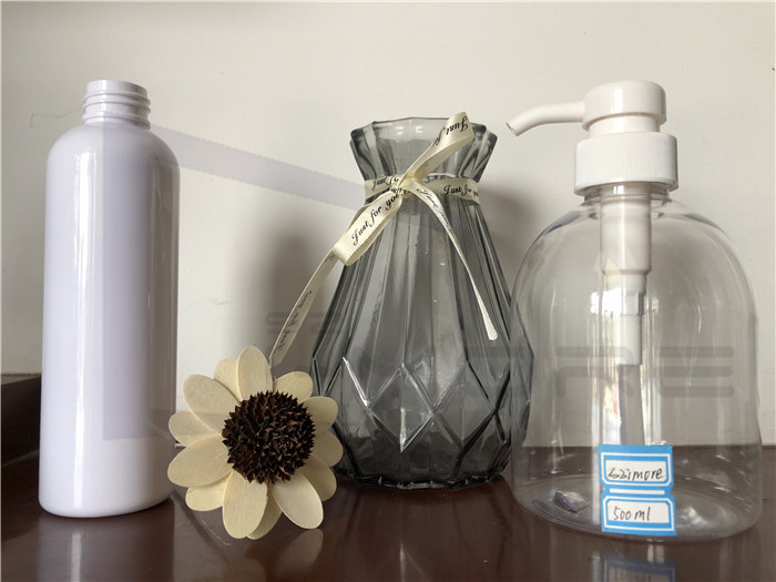 Non Spill Hot Stamp 100ml 3.4oz Pump Container Bottle