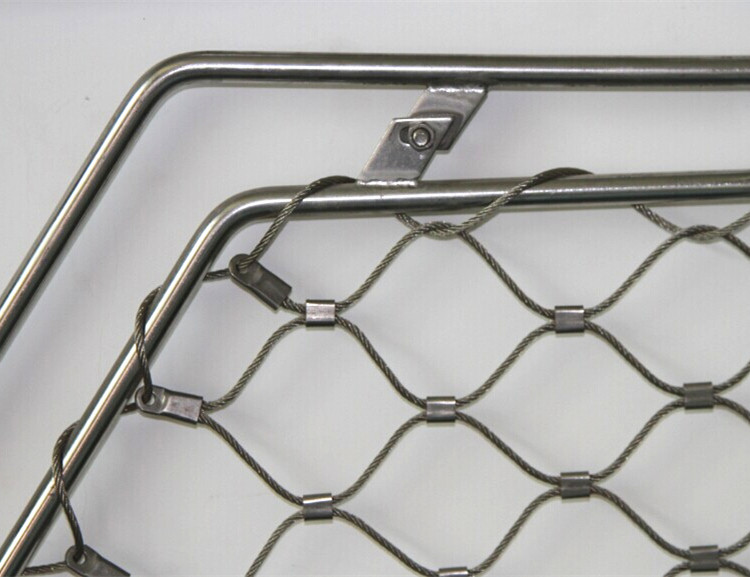 balustrade fencing/stainless steel wire rope mesh AISI 304 Materials