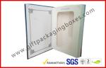 Personalized Paper Gift Packaging Box, Uv Coating / Foil Stamping Book Shape