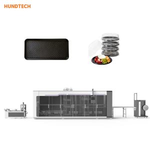 China PVC HIPS Automatic Tray Forming Machine Four Pillar Hydraulic wholesale