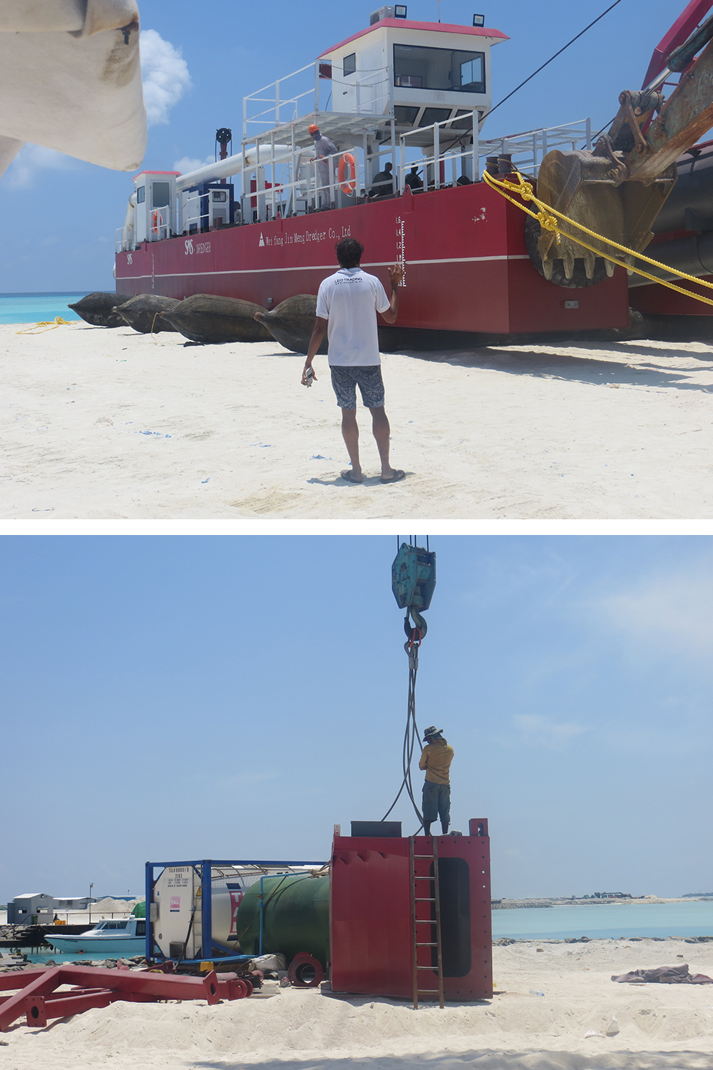 Cutter Head River Dredging Suction Dredge installation and training