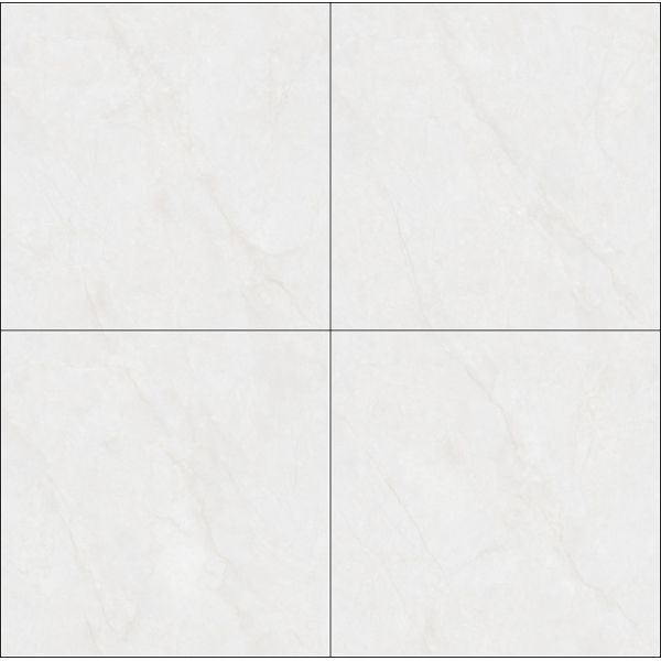 Gray 800x800mm Polished Glazed Porcelain Tile for Indoor Floors