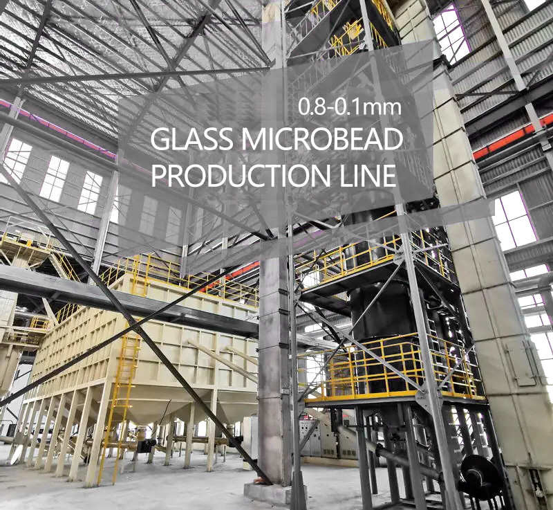 TONTEN Industrial Glass Crusher Machine Production Line To Sand 6-25t Per Batch