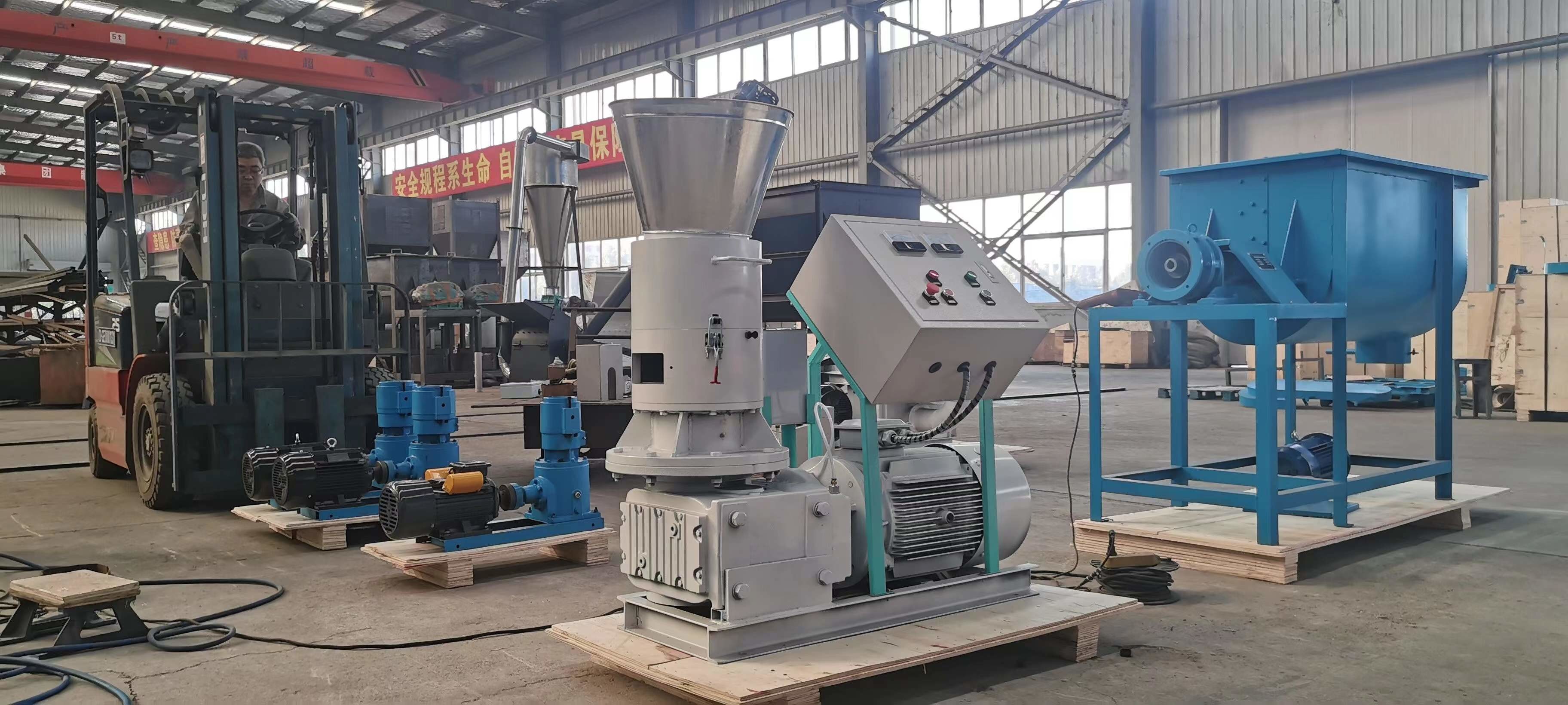 CE Wood Pellet Mill Plant Wood Shavings Wood Log Wood Pellet Mill Machine Heating