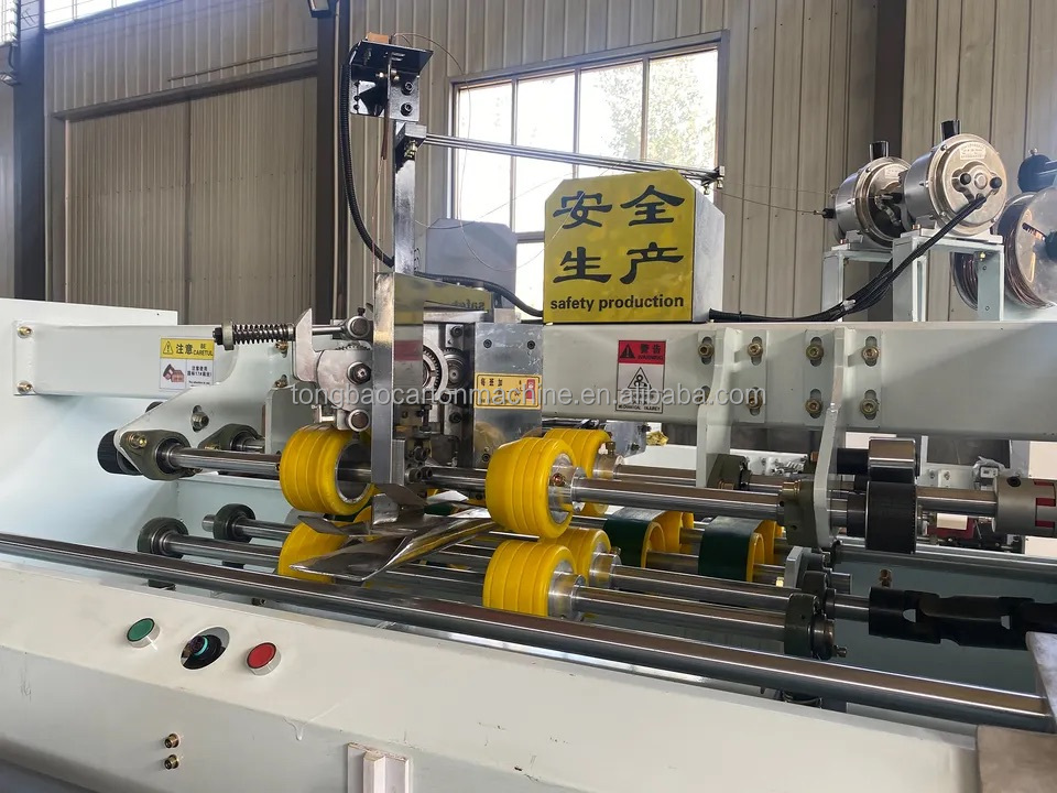 Film Packaging Type Double Pieces Semi-Auto Box Stitching Machine for Corrugated Board