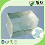 Light Transparent Block Baby Diaper Industrial PSA Hot Melt Adhesivenapkin, baby