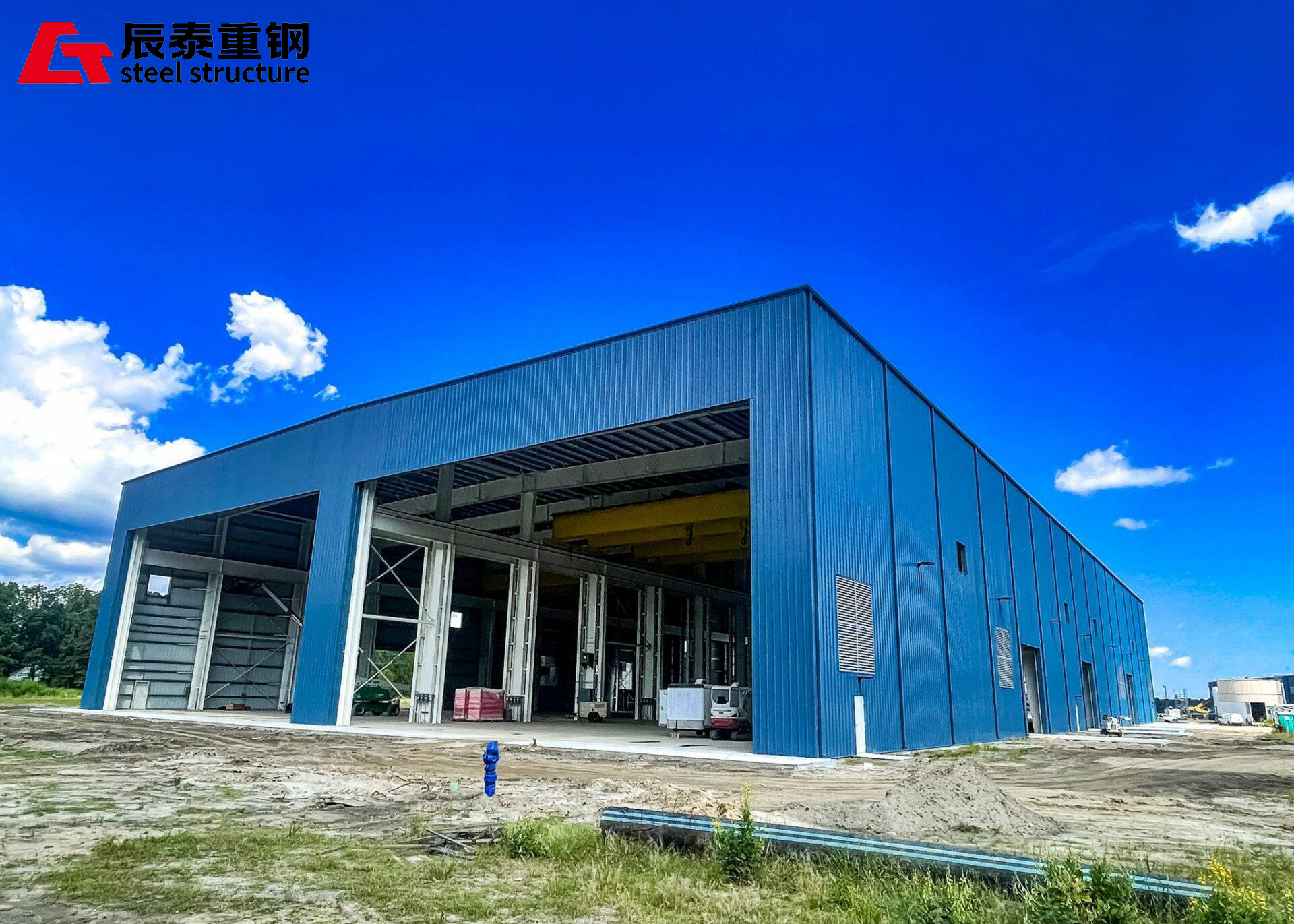 Prefabricated Building Construction Steel Structure Large Span Eco Friendly