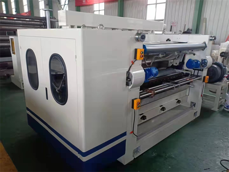 High Speed 3 Layer Corrugated Cardboard Production Line 4500 KG ±1mm Cutting Accuracy
