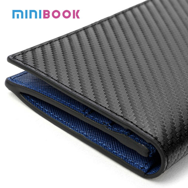 Waterproof Carbon Fiber Slim Wallet Large Capacity Credit Card Holder for Men in Japan