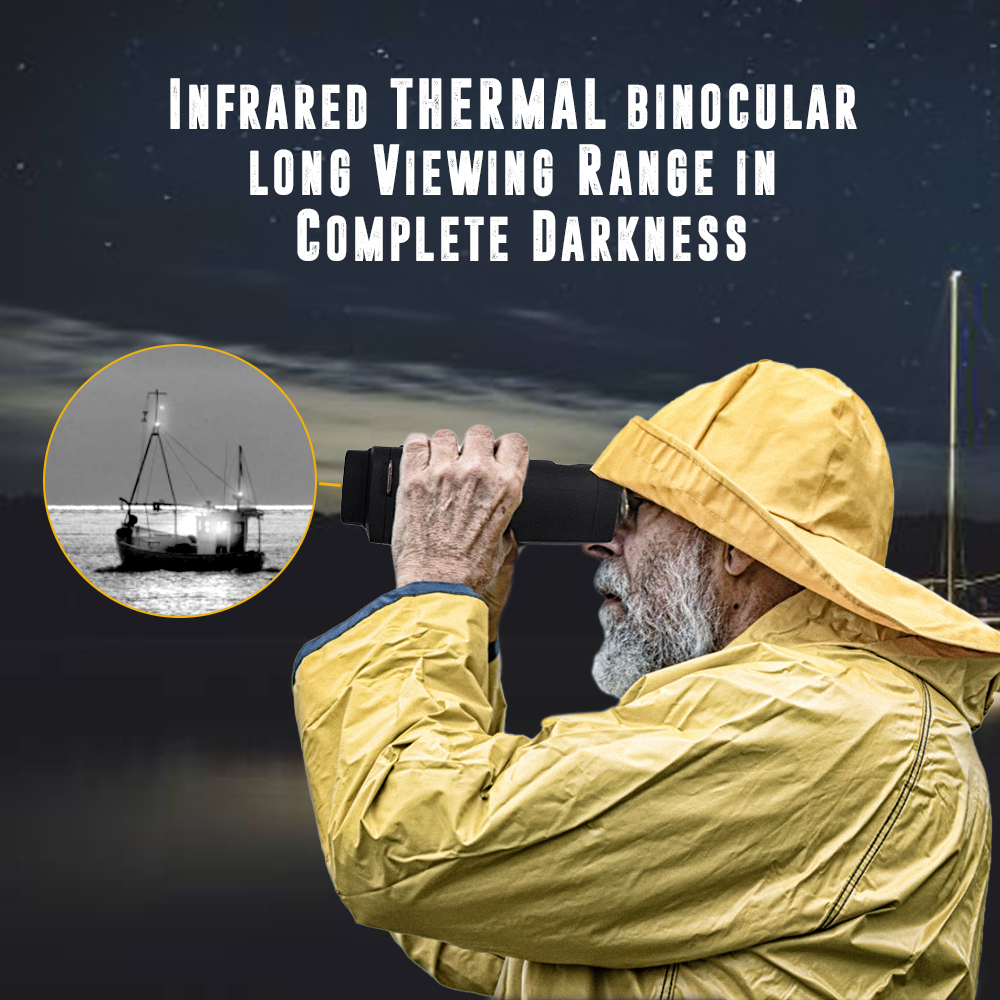 640x360 LCD OSD Screen Infrared Thermal Scope 1-3X Digital Zoom 850nm