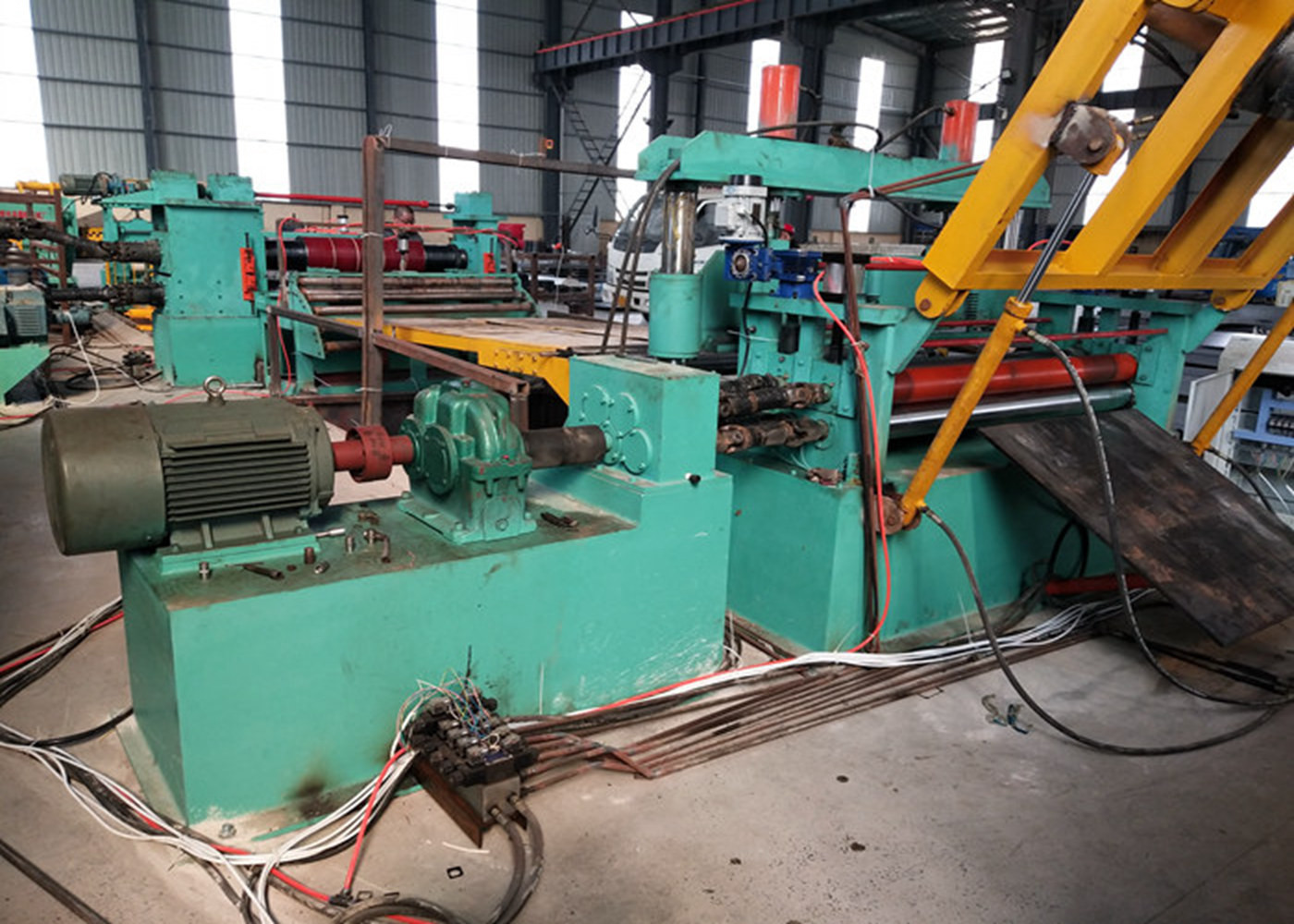 Automatic High Speed Precision Steel Coil Slitting Line 1500mm Coil Width