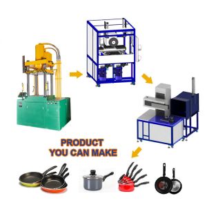 China Servo Automatic Hydraulic Press Machine For Frypan Utensils Making wholesale