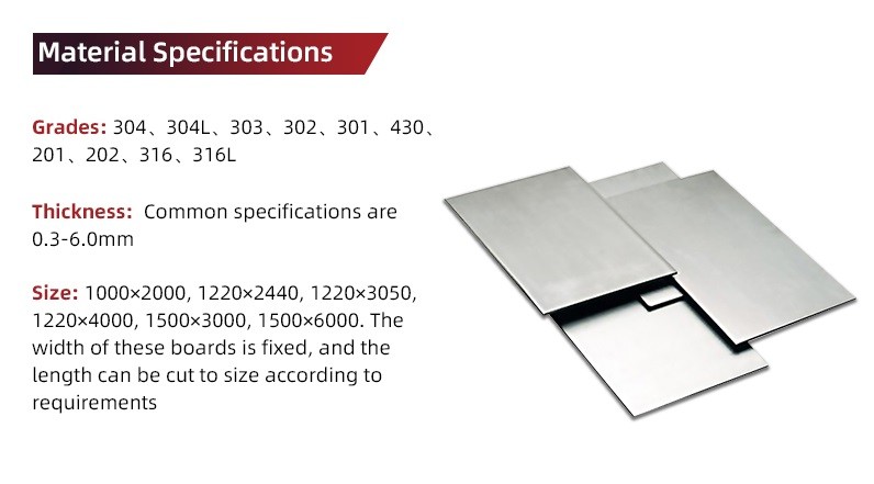 ASTM 201 304 316 Cold Rolled Stainless Steel Sheet/Plate Cut to Size Factory price