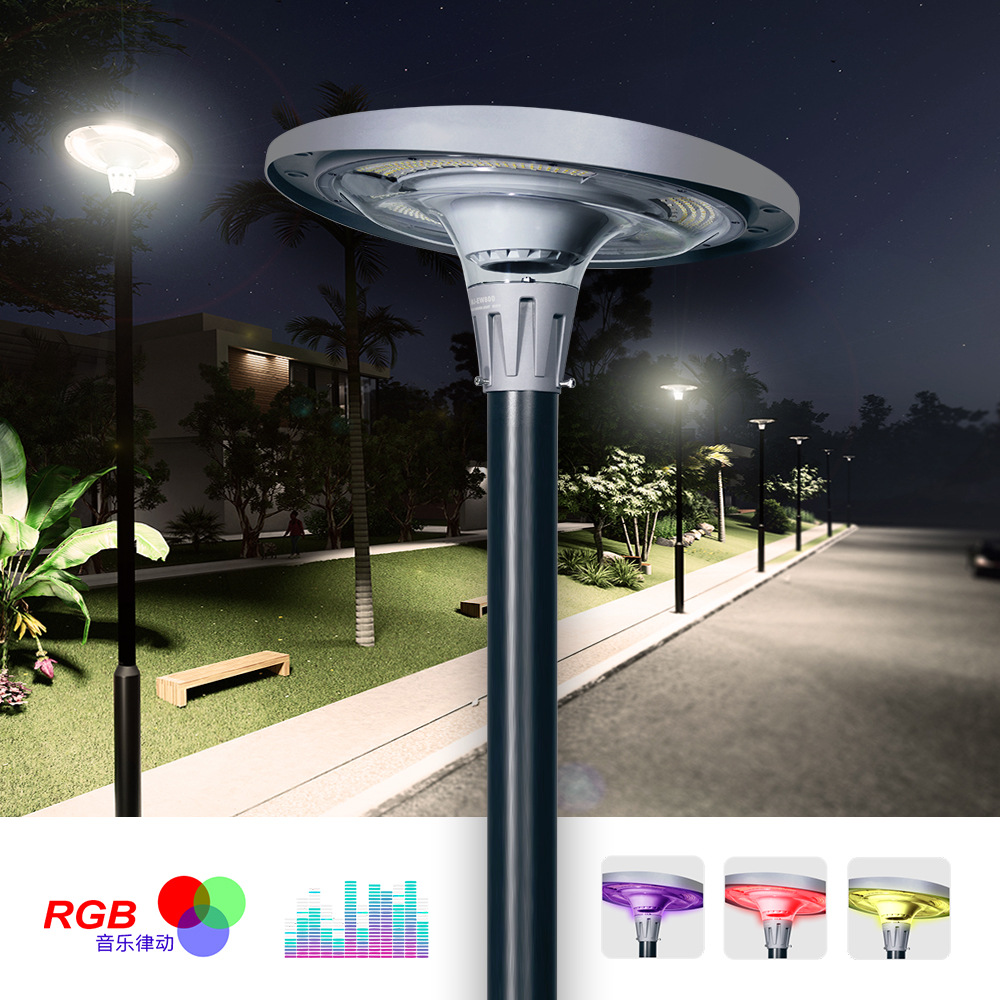 Intelligent Solar Garden Light with Bluetooth APP Control Music Sync and Ultra Long Battery Life