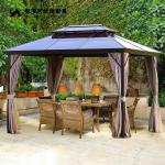 Gazebos With Polycarbonate Roof Outdoor Hardtop Gazebo Waterproof Gazebo