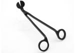 Stainless Steel Daily Household Items Matte Black Wick Cutting Scissors