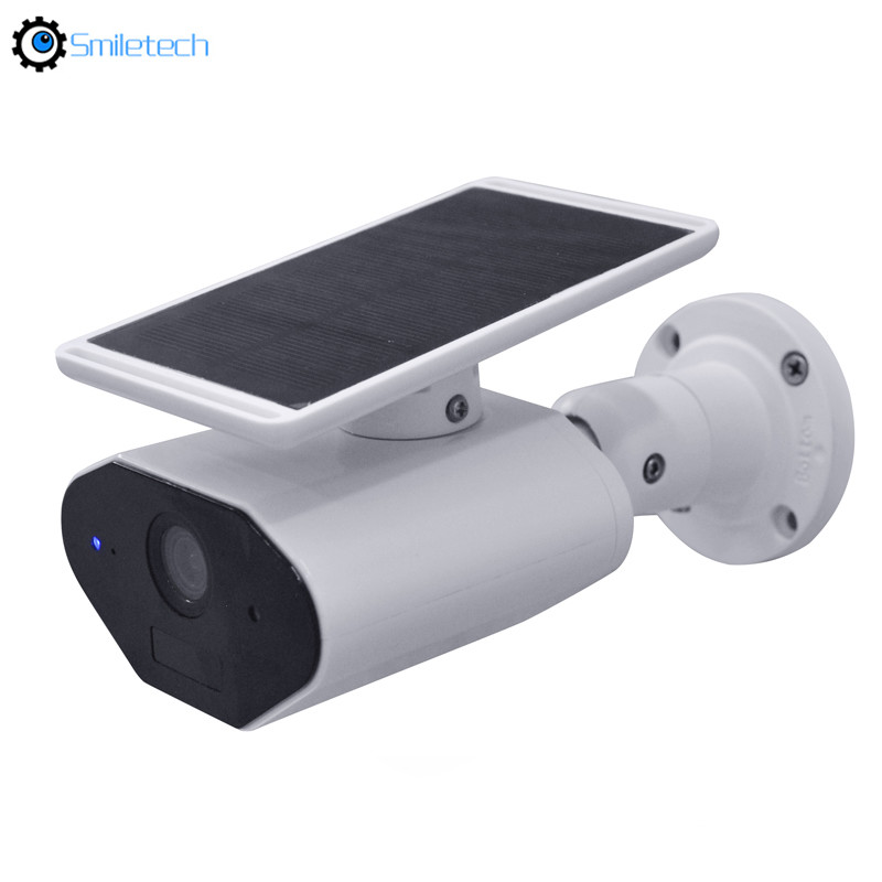 Waterproof TUYA 1080P Bullet Camera Outdoor 2MP PIR Motion Detection Low Power consumption solar Powered WIFI camera