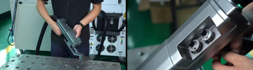 High Accurate Handheld Laser Cleaning Machine 220V Manual Auto