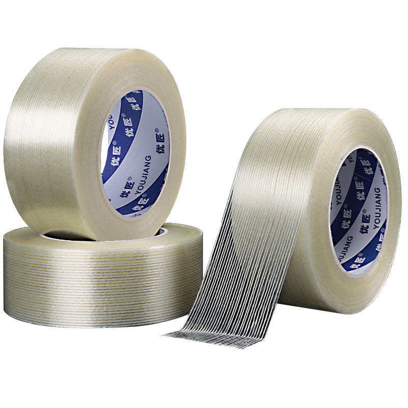 Insulation Fiberglass Filament Tape Stripe Linear Fiberglass Strapping Tape