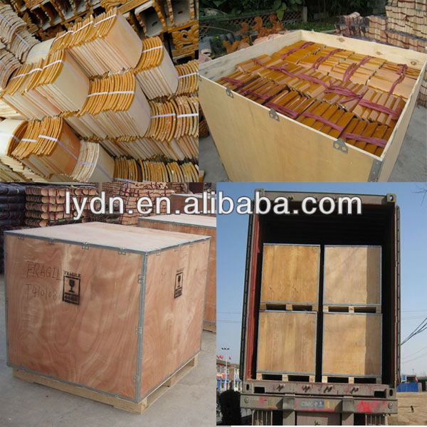 One sqm quantity 80 pcs Chinese Traditional Style Grey Matte Finish Clay Roof Tiles Long-Lasting for Your Dream House