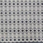 Customized Tulle Net Flower Lace Coloured Embroidery Fabric Water Soluble