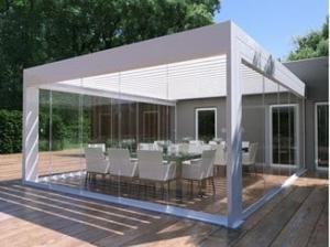 China Outdoor Waterproof Arbours Aluminum Pergola Powder Coated wholesale