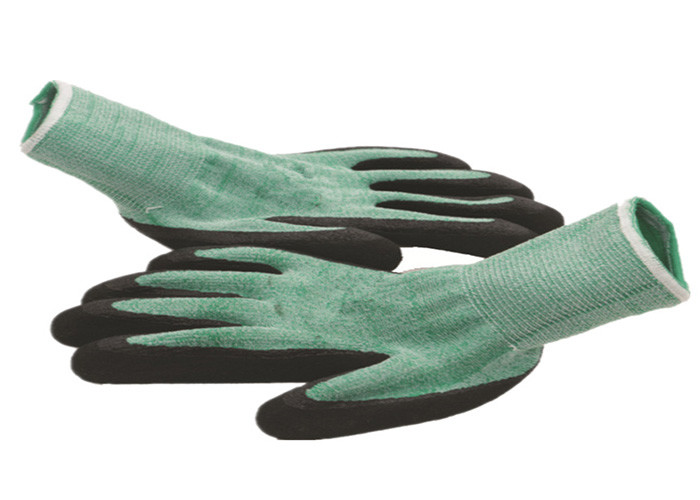 Non Slip PU Palm Cut Resistant Work Gloves / Cut Level 5 Safety Gloves High Performance