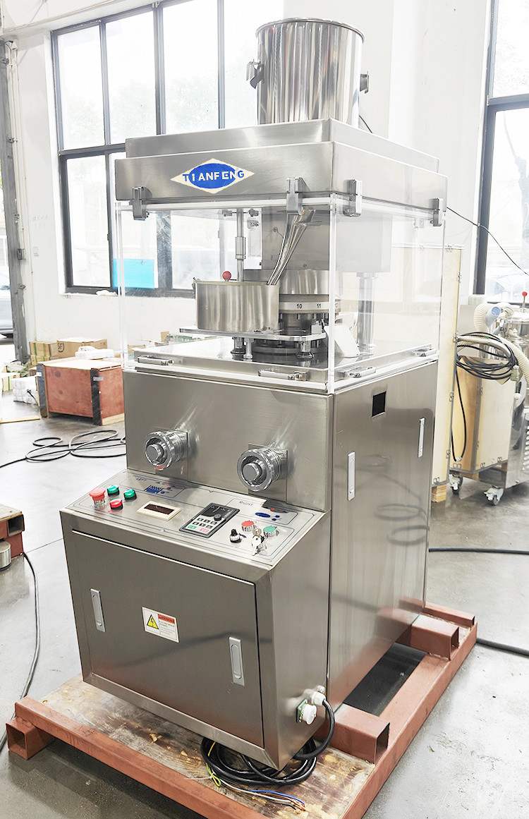 Manual / Automatic Operation Mode Rotary Tablet Press Machine For Pharmaceutical Industry 10000-42000 Pcs/hour Capacity
