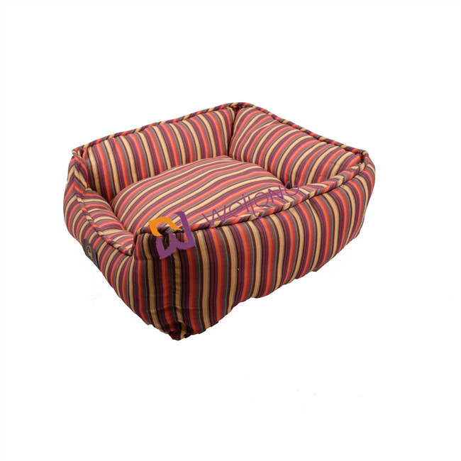 Plush Rectangle Square Calming Bed For Dogs Small Medium Cats Washable Enjoy Sleeping